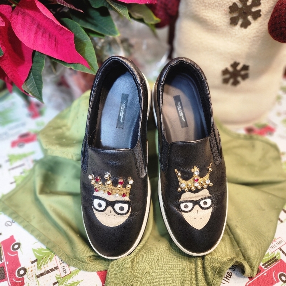 Dolce & Gabbana Black Sneakers Men's size   8